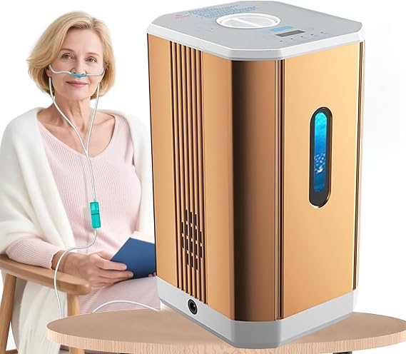 Hydrogen Generator,Professional Hydrogen Inhaler Machine, 225/450ml/min Browns Gas Inhaler, 99.99% Purity H2, Nasal Hydrogen Therapy Machine, for Home/Clinic Use, with LC