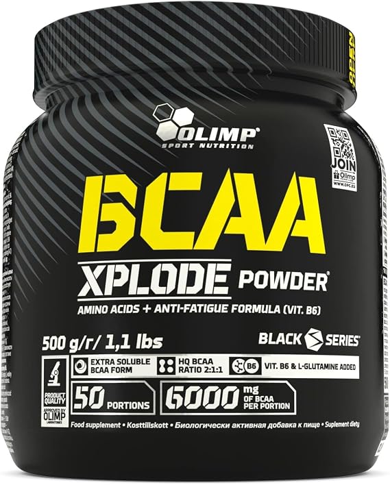 OLIMP SPORT NUTRITION Olimp Labs Cola BCAA Xplode Recovery and Energy Supplement Powder, 500 g