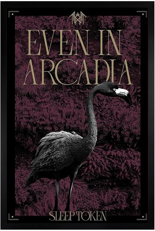 Grindstore Sleep Token (Arcadia) Maxi Poster - Black Wooden Framed - Framed Poster Print, Wall Decor/Art, Home Gift Idea, For Living Room, Bedroom, Home or Office Display