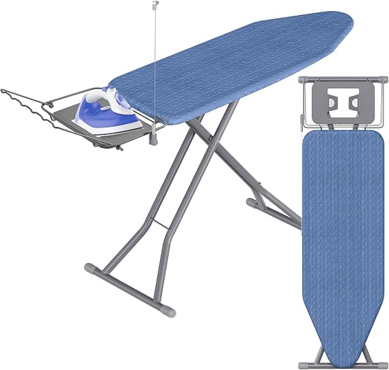 SONGMICS 4ft x 15 Ironing Board Height Adjustable Folding Board