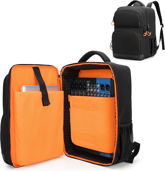 PGmoon DJ Mixer Case Compatible with Mackie ProFX8v2/Yamaha MG10XU