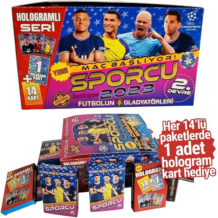 Süper Final Futbolcu Kartları- Sporcu 2024 2. Devre 28 2 Adet Futbol Kart