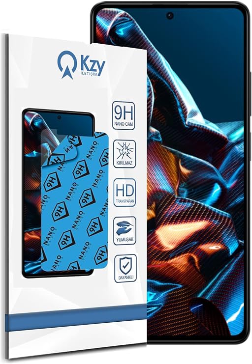 KZY İletişim Xiaomi Poco X5 Pro 5G ile Uyumlu Nano Ekran Koruyucu Kırılmaz Esnek Cam