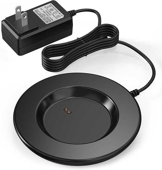 充電コースター2 温度制御スマートマグ2 & マグ1対応 - ワイヤレスウォーマーカップアクセサリー用充電器ベース - トラベルマグ対応加熱充電器 ブラック
