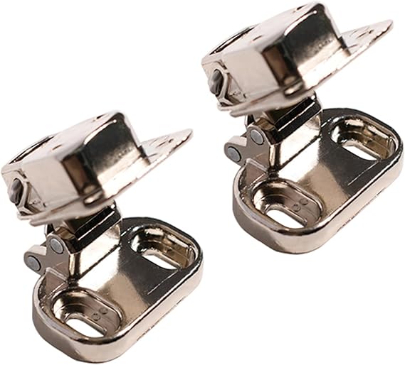 2PCS Hinge Compatible with Candy Hoover Integrated Washing Machine Cupboard Door 92784297 - Metal
