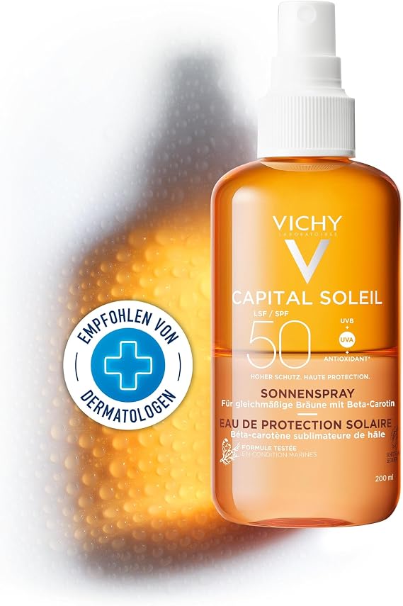 Vichy Capital Soleil Sağlıklı Brozlanştıran Güneş Koruyucu Su SPF 50 1 Paket