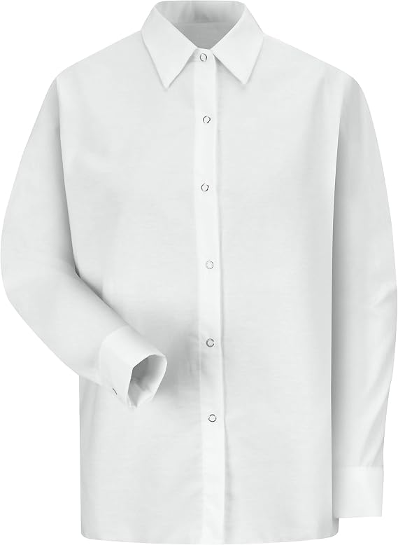 Red Kap Men's Specialized Pocketless Work Shirt Shirt