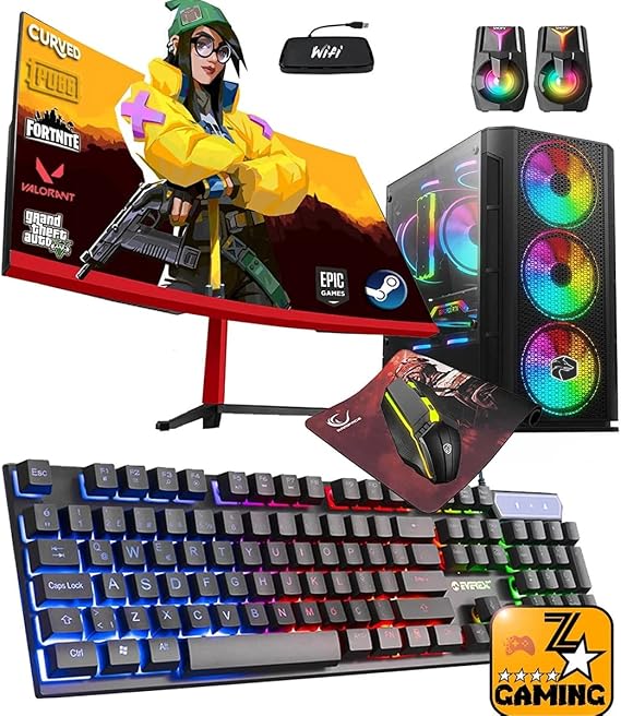 Zeiron XForce P40 İ5-3470 16GB 120GB GT730 23.8 Oyun Bilgisayarı