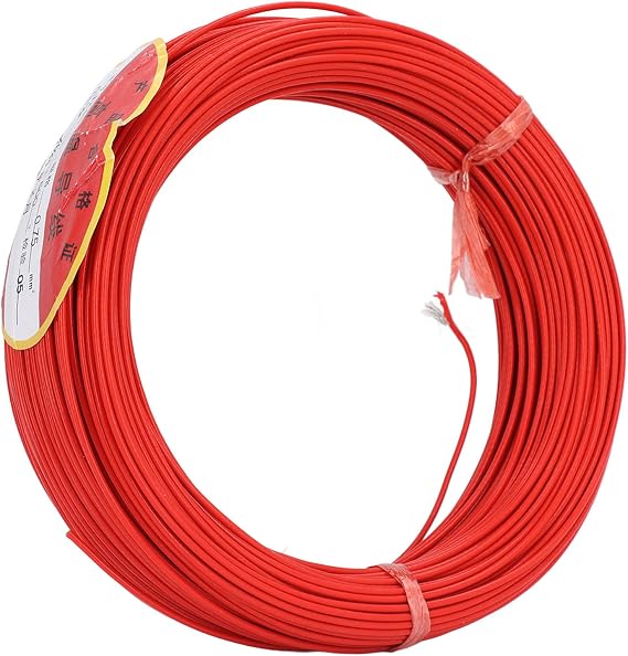 Vehicle Loop Detector Coil, 600V 50M Parking Lot Gate Loop Detector Wire, Temperature Resistant Loop Wire for Car Parking Lot Gate, Traffic Control
