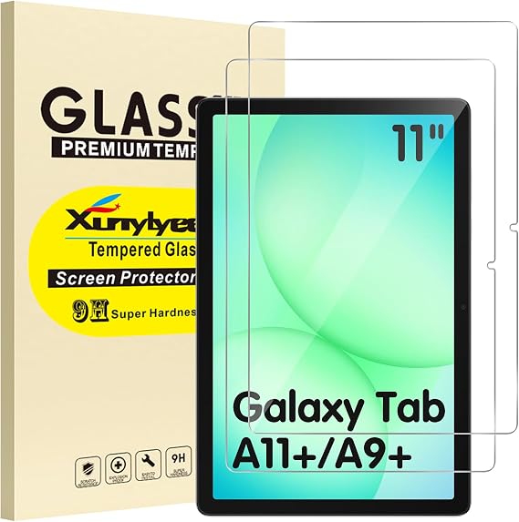 XunyLyee 2 Pieces Screen Protector for Samsung Galaxy Tab A11+/A9+ 11