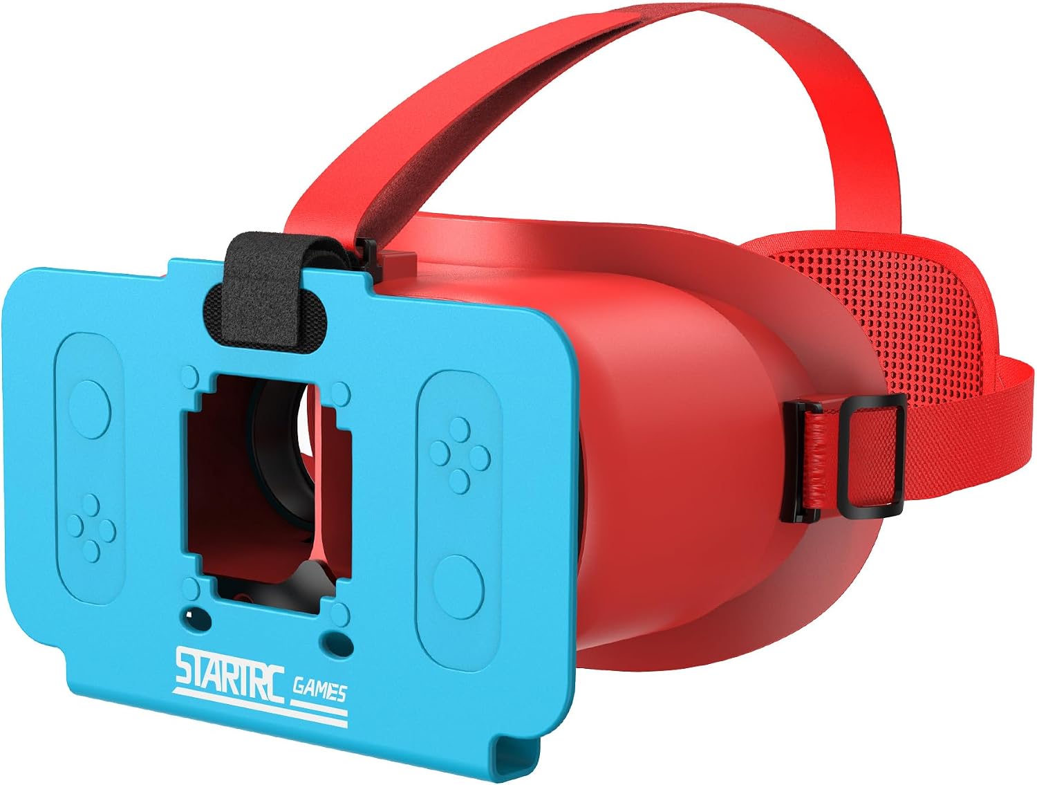 Upgraded VR Headset for Nintendo Switch 2 2025 New, Virtual Reality Glasses with Adjustable HD Lenses & Comfortable Head Strap, 3D Goggles for Switch 2 Accessories Blue Red