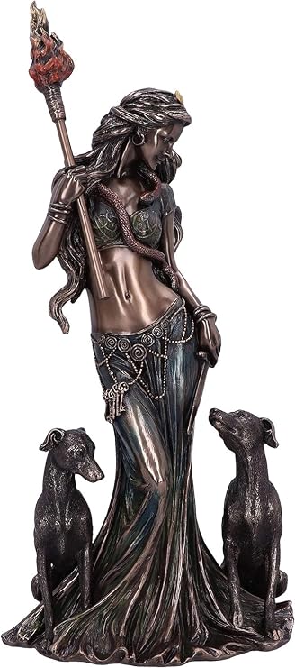Nemesis Now Bronze Mythological Hecate Moon Goddess Figurine 34cm
