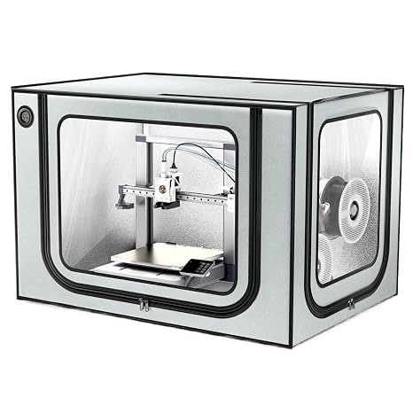 Compatible For Bambu Lab A1 A1 Mini AMS Lite 3D Printers Enclosure With LED Light Constant Temperature Cover(A1 Combo)