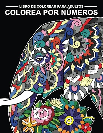 Libro de colorear para adultos: Colorea por números