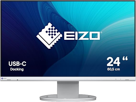 Eizo FlexScan EV2480-WT - 60 cm (23.8 Zoll), LED, 1920 X 1080 IPS-Panel, Pivot, speaker, USB-C, DisplayPort, HDMI