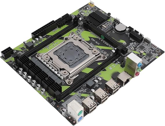 Motherboard Cpu Combo, Motherboard Cpu Ram Combo X79 VG3 Dual Channel DDR3 Up to 4GB/S Integrated Chip LGA 2011 Gaming Mini Itx for Desktop PC