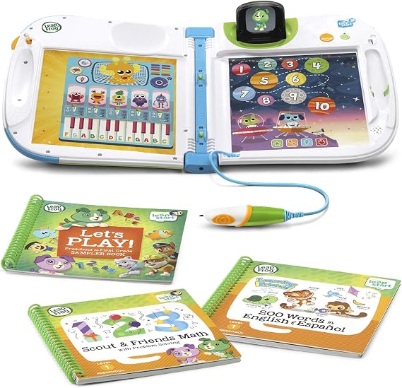 LeapFrog LeapStart 3D Interactive Learning System Age 2& 2 Book Combo Pack: Learning Friends and Scout & Friends Math