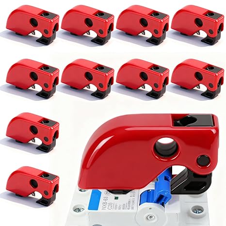 10 Pcs Miniature Circuit Breaker Lockout Devices, Lockout Tagout Kit