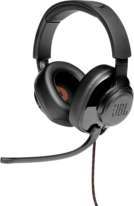 ExclusiveJBL QUANTUM 300 Gaming Headset/Headphones/3.5MM Connection/USB Type-A Connection/Compatible with PS5 PS4 Switch/Black/JBLQUANTUM300BLK