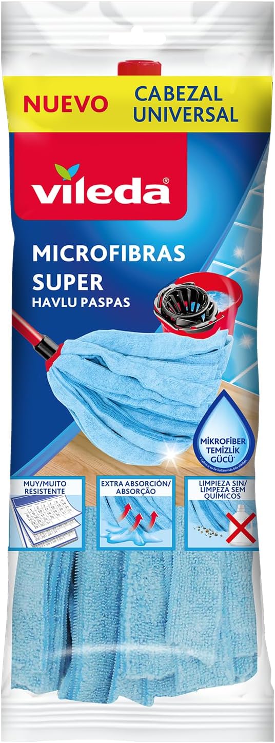 Microfiber Mop Strips Super 167433 Vileda