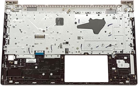 交換用 HP Probook 450 G8 455 G8 ノートパソコン 上部ケース パームレスト バックライト キーボード アセンブリ パーツ 15.6インチ M21742-001 トップカバー シルバー