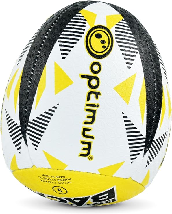 Optimum Bounce Back Rugby Ball with Ball Pump for Solo Training