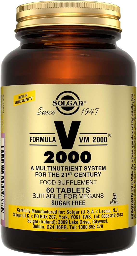 Solgar Formula VM-2000 Multivitamin Tablets - Pack of 60