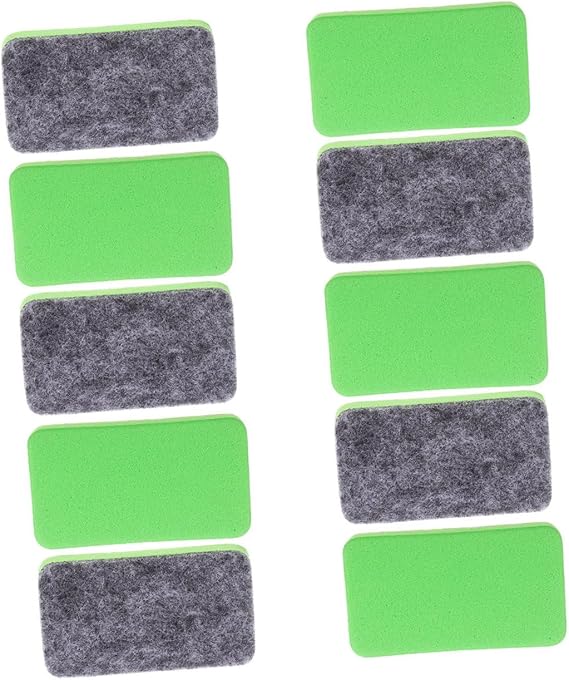 SECFOU 50pcs Essential Mini Whiteboard Erasers for Office Home School Classroom Teachers Use