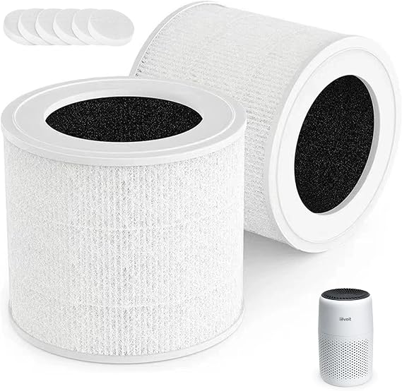 2-Pack Core Mini Replacement Filter for LEVOIT Core Mini Air Purifier