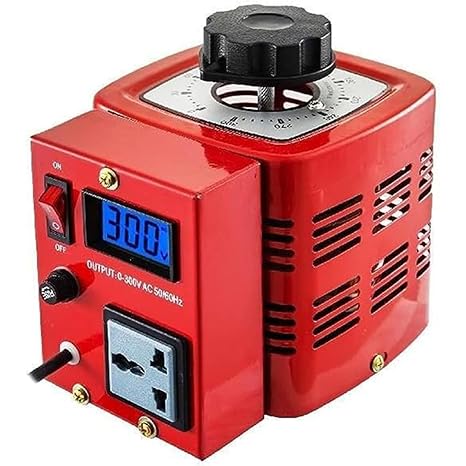 Variac - Variable Ac Output Transformer 2 Amp 0-300v (TDGC2-0.5KVA-3VA) Multi-functional, Wide Range of Applications (500VA)