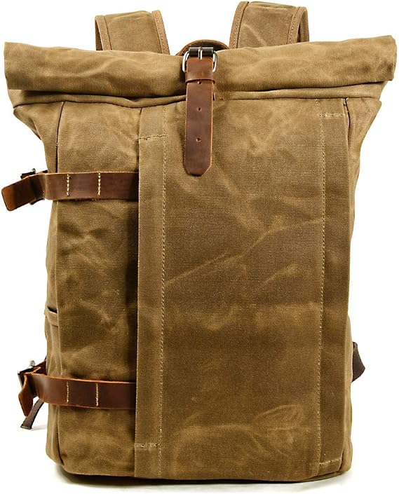 Backpack compatible with Benelli Leoncino 250 VR2 20L brown