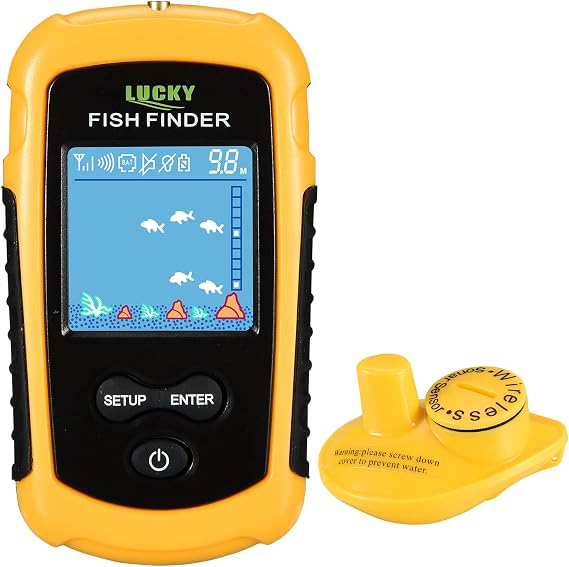 LUCKY Portable Wireless Fish Finder for Shore Fishing