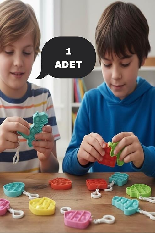 hyd Duyusal Stres Oyunu Eğitici Oyuncak Anahtarlık 1 Adet