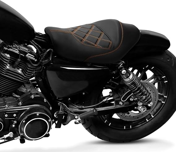 Motorcycle Driver Solo Seat For H&arley For D&avidson Sportster XL883 XL 1200 48 72 2010 2011 2012 2013 2014 2015 2016 2017 2018 2019 2020 2021 2022