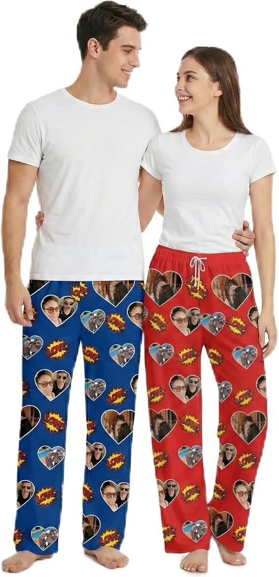 Personalised Pyjama Pants for Men & Women