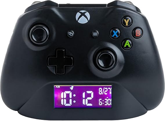 Paladone Xbox Black Controller Alarm Clock, Officially Licensed Merchandise