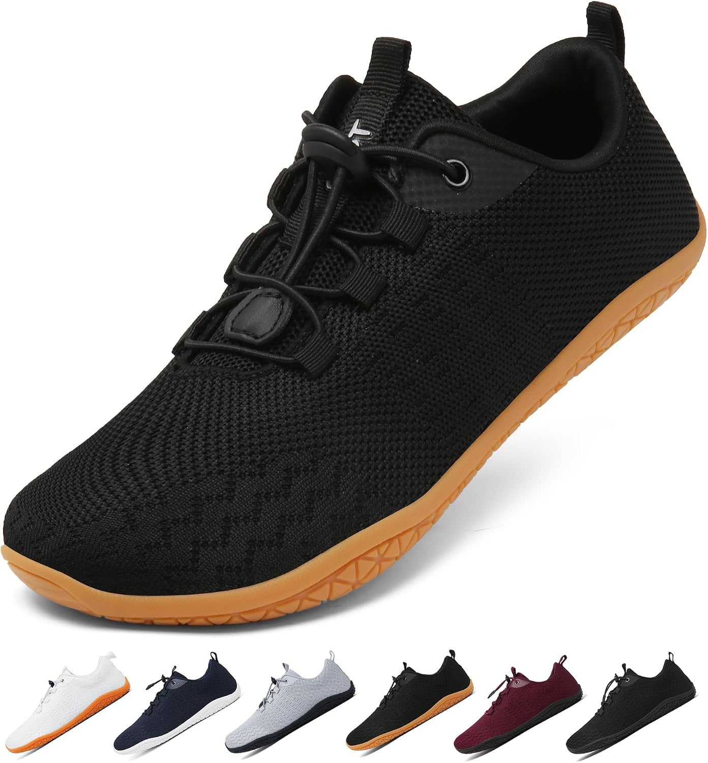 geweo unisex barefoot shoes for women and men barefoot trainers with wide toe box lightweight trainers comfortable zero drop sole running shoes fitness toe shoes 4-13 uk