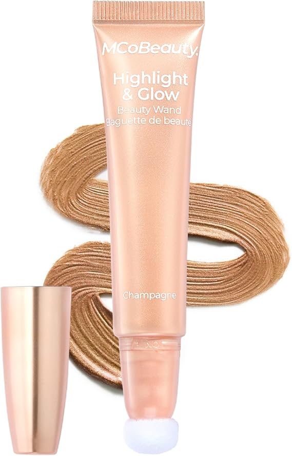 MCoBeauty Highlight & Glow Beauty Wand Liquid Highlighter - Champagne