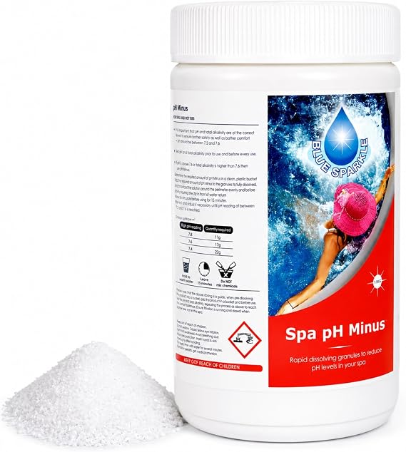 1.5 Kg pH Minus Reducer Granules for Hot Tubs and Paddling Pools