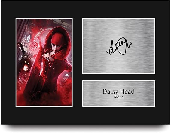 HWC Trading Daisy Head Dungeons & Dragons Sofina Gifts Printed Signed Autograph Picture for Movie Memorabilia Fans - A4