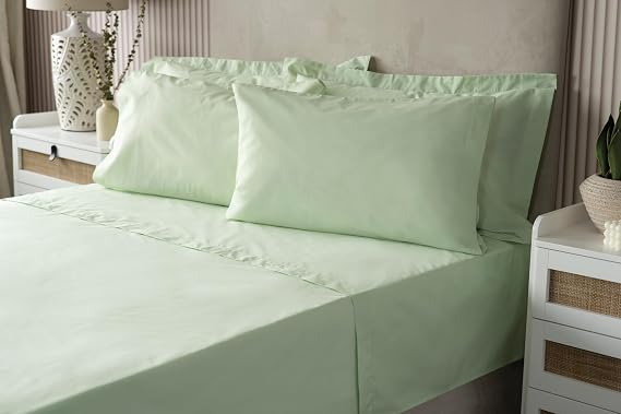 Belledorm Luxury Fitted Bed Sheet With Matching FREE 2 X PILLOW CASE