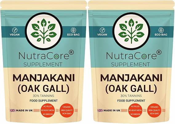 Manjakani Oak Gall 5500mg 10:1 | Manjakani | 180 Vegan Caps | UK