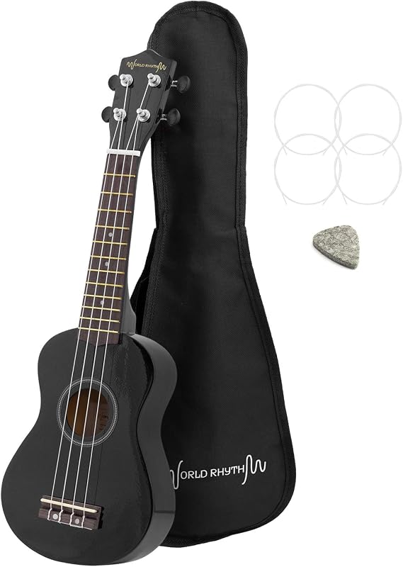 Soprano Ukulele – Premium Beginner Soprano Uke in Black