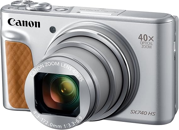 Canon PowerShot SX740 HS, Point and Shoot Digital Camera, Optical Zoom, 4K