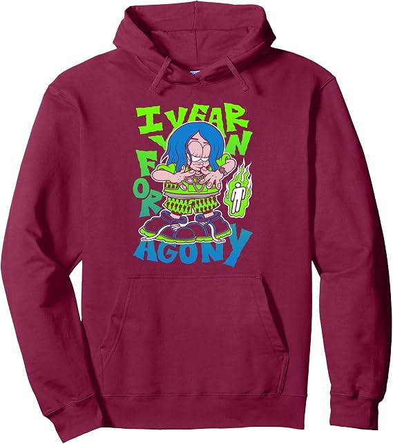 Official Billie Eilish Agony Music for fans merch Pullover Hoodie