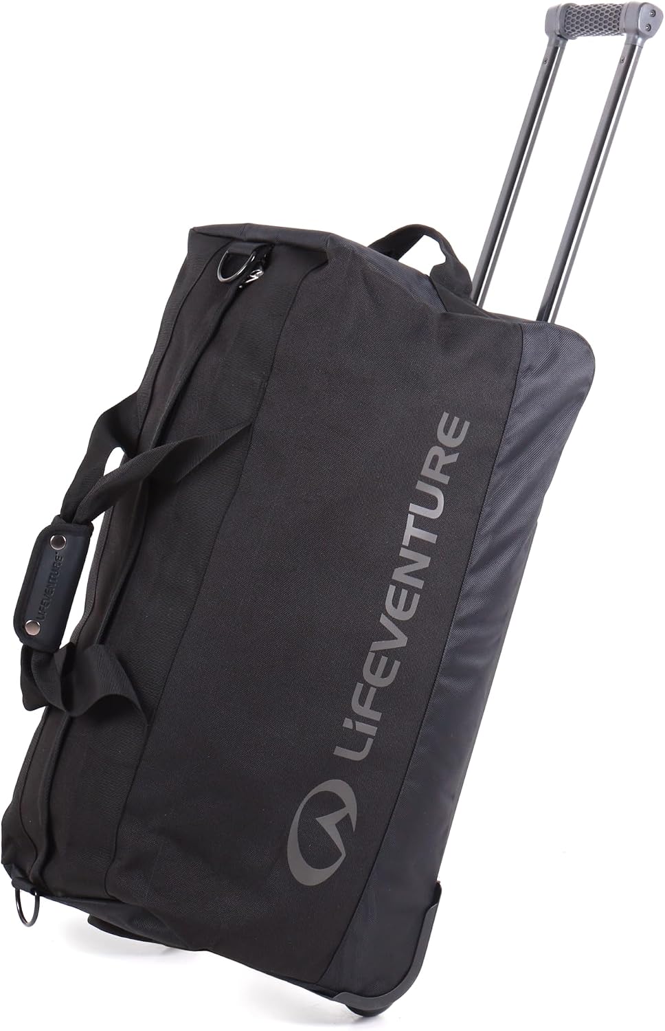 Lifeventure Expedition Wheeled Duffle Bag | 100 litres Capacity | Rigid Base, Telescopic Handle & Tough Wheels