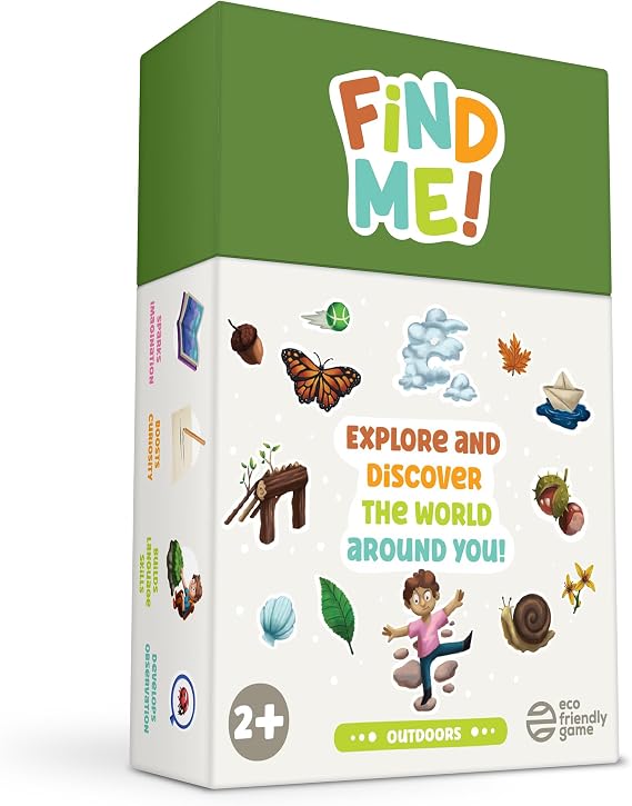 Find Me! Outdoors – Nature Scavenger Hunt – 1+ player ages 2+