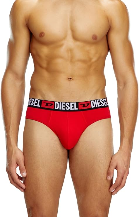 Diesel 00SH050DDAI Men's Underwear Briefs, 3-Pack