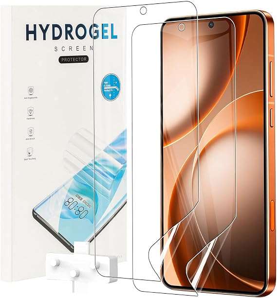 KZIOACSH 2 Pack Screen Protector for OPPO Find X9 Ultra, Ultra Slim HD Clarity Elastic Edge Soft TPU Fingerprint Unlocking Bubble Free Protective Cover Film