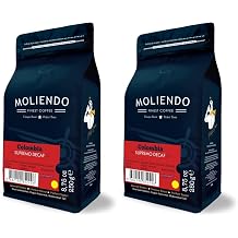 Moliendo Finest Coffee Colombia Supremo Decaf (Kafeinsiz) Yöresel Kahve (Çekirdek) 250 g (2 paketi)